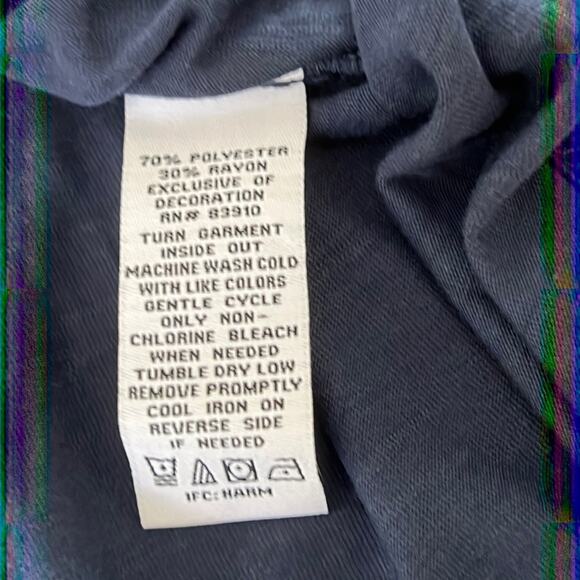 rxb Navy Blue & Cream Embellished Sleeveless Knit Tunic Top NWT - Picture 6 of 9